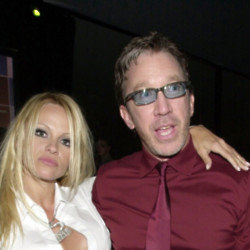 Tim Allen has responded to Pamela Anderson's claims (pictured in 2001)
