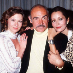 Pamela Salem with Sir Sean Connery and Barbara Carrera