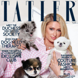 Paris Hilton covers Tatler (Photo by Yu Tsai)