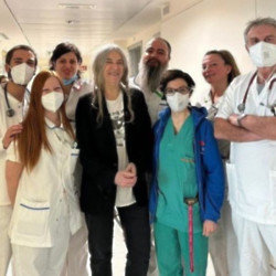 Patti Smith has thanked hospital staff after a health scare that forced her to cancel a gig
