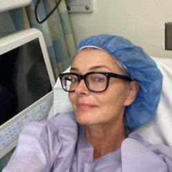 Paulina Porizkova is in hospital for hip surgery