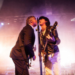 Pete Doherty and Carl Barat from The Libertines