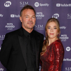 Pete Tong and Becky Hill at the Music Industry Trusts Award ceremony in London