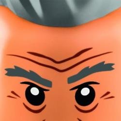 Peter Capaldi as a LEGO figure