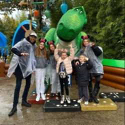 Peter Crouch and Abbey Clancy took their kids on a magical trip to Disneyland Paris