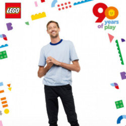 Peter Crouch has been photographed by Rankin as part of LEGO's 90th anniversary celebrations