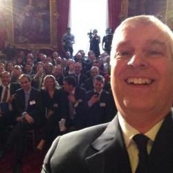 Prince Andrew's selfie