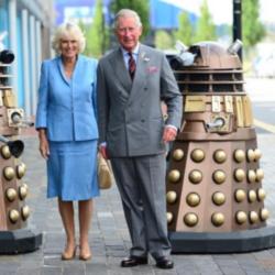 Prince Charles and Duchess Camilla visit Doctor Who