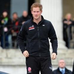 Prince Harry at the South Pole Allied Challenge departure event