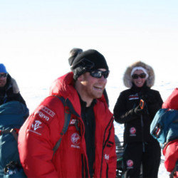 Prince Harry during a South Pole trek in 2013
