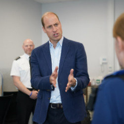 Prince William visited the Blue Light Hub