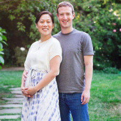 Priscilla Chan and Mark Zuckerberg (c) Facebook