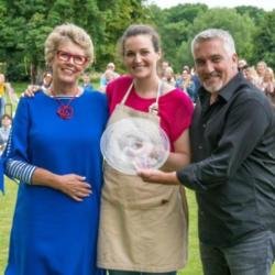 Prue Leith, Sophie Faldo, and Paul Hollywood
