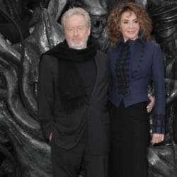 Sir Ridley Scott and wife Giannini Facio