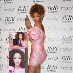 Rihanna at her perfume launch