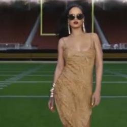 Rihanna in CBS promo video