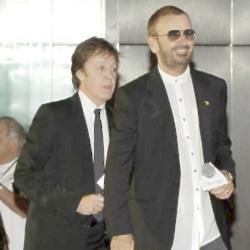 Paul McCartney and Ringo Starr 