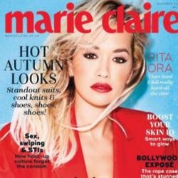 Rita Ora covers Marie Claire magazine 