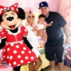 Rob Kardashian, Blac Chyna and their daughter Dream