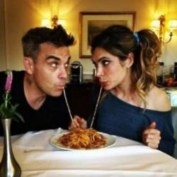 Robbie Williams and Ayda Field [Instagram]