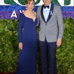 Robin Dearden and Bryan Cranston at the Tony Awards