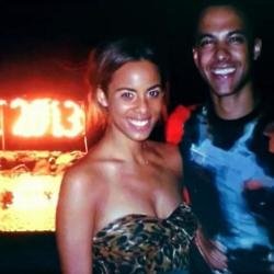 Rochelle and Marvin Humes on vacation
