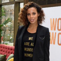 Rochelle Humes at a mothers2mothers event
