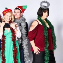 Ruth Jones (right) with co-stars Joanna Page and Mathew Horne