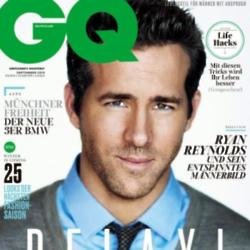 Ryan Reynolds on cover of GQ Germany