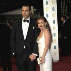 Sacha Baron Cohen and Isla Fisher at BAFTAs