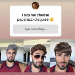 Sam Asghari has asked fans for help choosing his ‘paparazzi disguise’