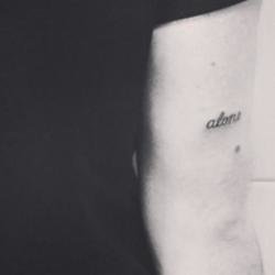 Sam Smith's new tattoo (c) Instagram
