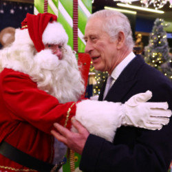 Santa told King Charles he had been a 'very good boy'