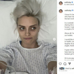 Sex-Life star Wallis Day hospitalised with mystery illness - Instagram-WallisDay