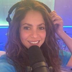 Shakira in the studio (c) Instagram 