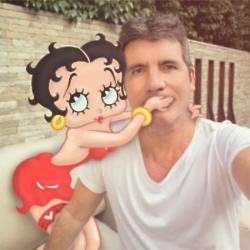 Simon Cowell and Betty Boop