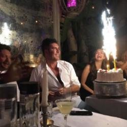 Simon Cowell's 56th birthday bash (c) Instagram