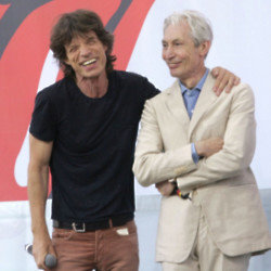Sir Mick Jagger and Charlie Watts