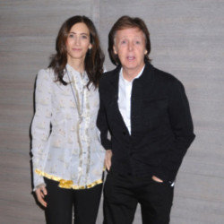 Sir Paul McCartney and his wife Nancy Shevell in New York in 2016.