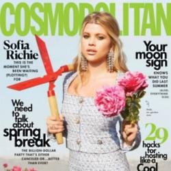 Sofia Richie for Cosmopolitan magazine