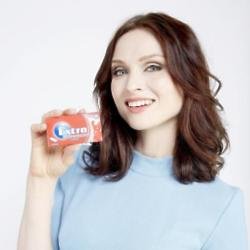 Sophie Ellis-Bextor photographed for Wrigley's Chew O'Clock Challenge