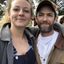 Sophie and Luke Perry (c) Instagram