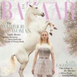 Sophie Turner covers Harper's Bazaar