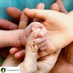 Stacy Keibler's newborn (c) Stacy Keibler/Instagram
