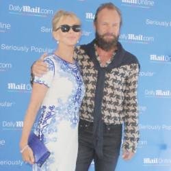 Sting with wife Trudie Styler
