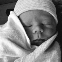 Tessa Hilton has shared a photo of her baby boy