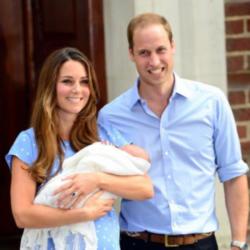 Duke and Duchess of Cambridge with Prince George