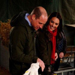 The Duke and Duchess of Cambridge visited a goat farm