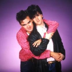 Morrissey and Johnny Marr in The Smiths