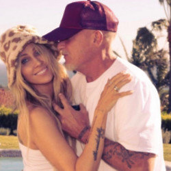 Tish Cyrus has admitted there are ‘definitely issues’ in her marriage to Dominic Purcell